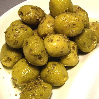 アンチョビグリーンオリーブ 100g OliveMarket