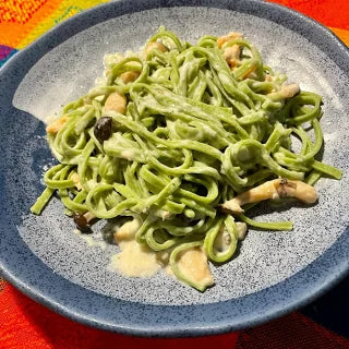 【冷凍】プリマパスタ 冷凍 生パスタ ほうれん草 タリオリーニ 130g