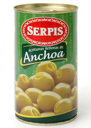 セルピス スタッフドオリーブ・アンチョビ 350g缶（固形量150g）