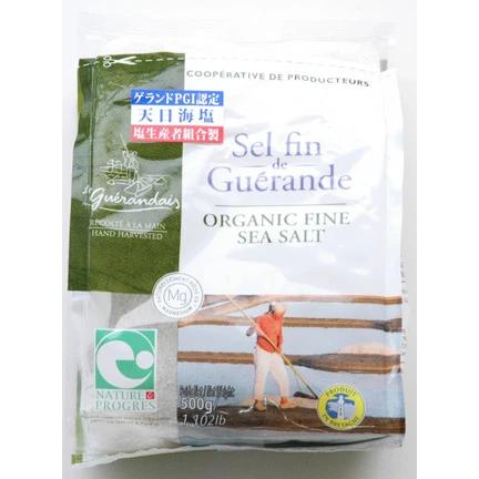 ゲランドの塩生産組合 セル ファン袋入り500g（細粒塩）
