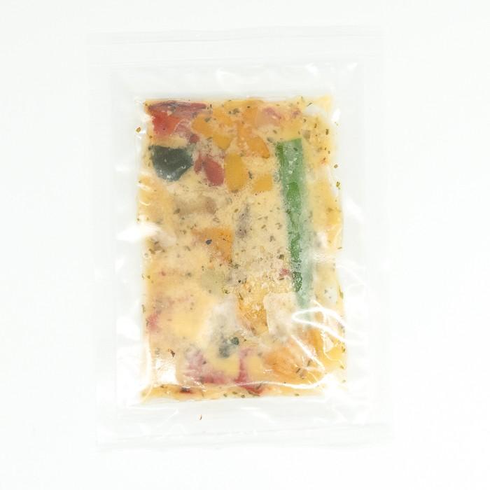 【冷凍】プリマパスタ 冷凍パスタソース 彩野菜のペペロンチーノ 120ｇ